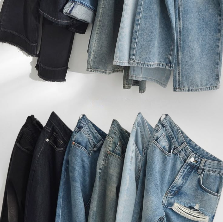 Fios de elastano Huvispan aplicados em jeanswear